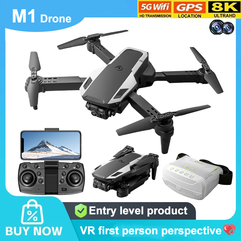 Top Rc Hobby Mini Xcub - M1 Foldable Drone HD Camera Optical