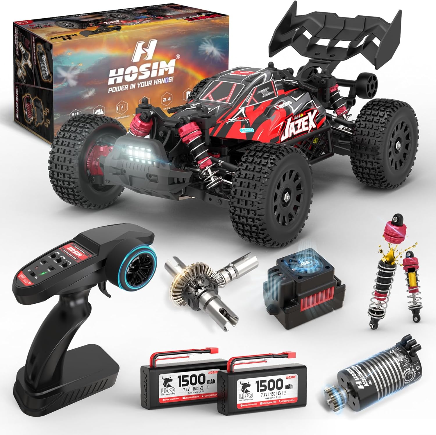 Rc Hobby Off Road - 60KM/H Brushless RC Buggy for Kids