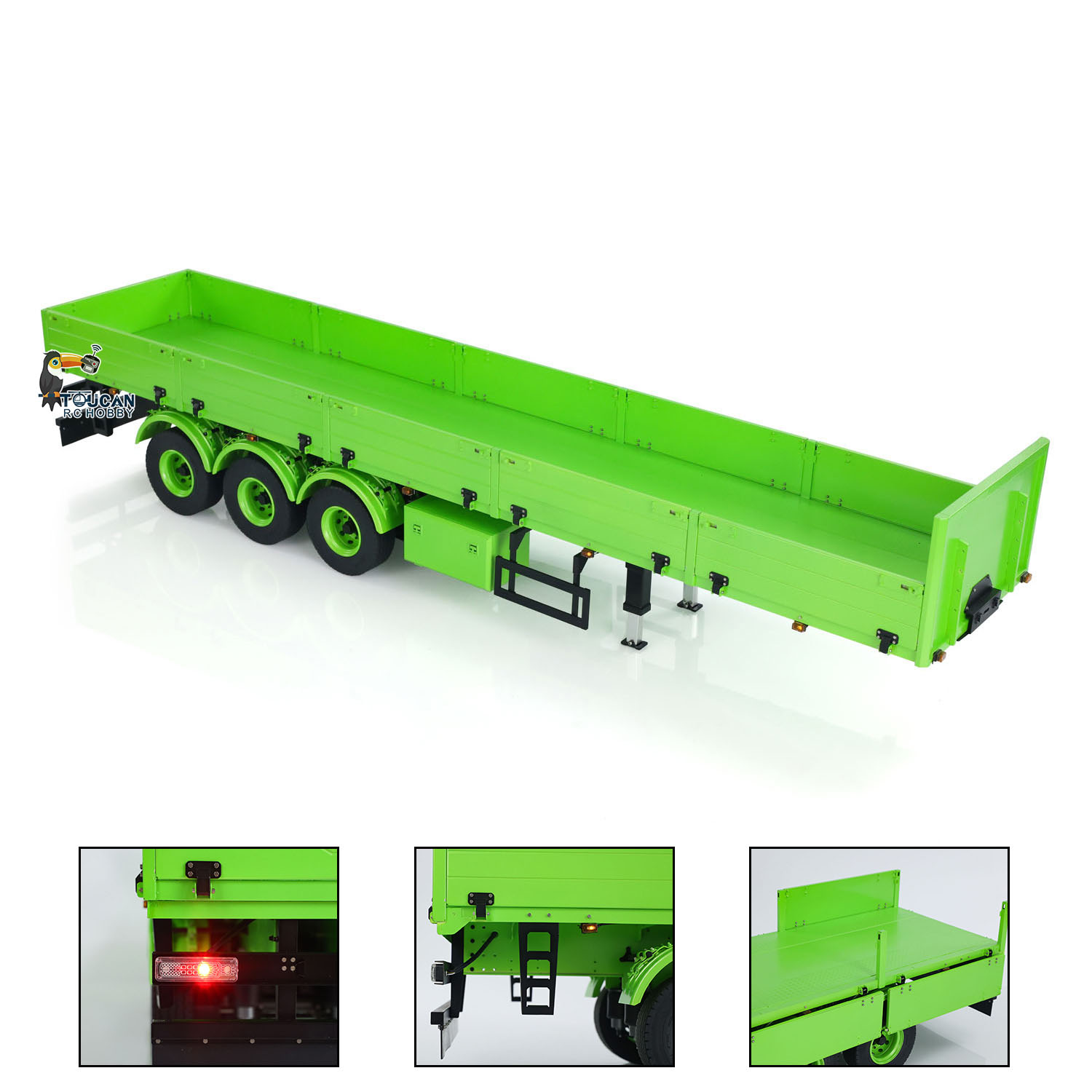 NEW 1/14 Metal Semi Trailer 3  – обзор и цена Rc Hobby Light