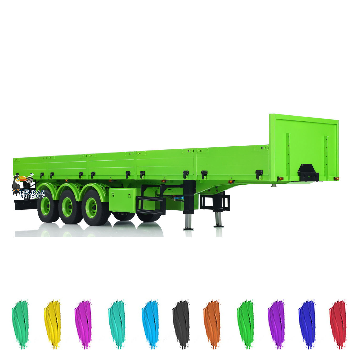 NEW 1/14 Metal Semi Trailer 3  – обзор и цена Rc Hobby Light
