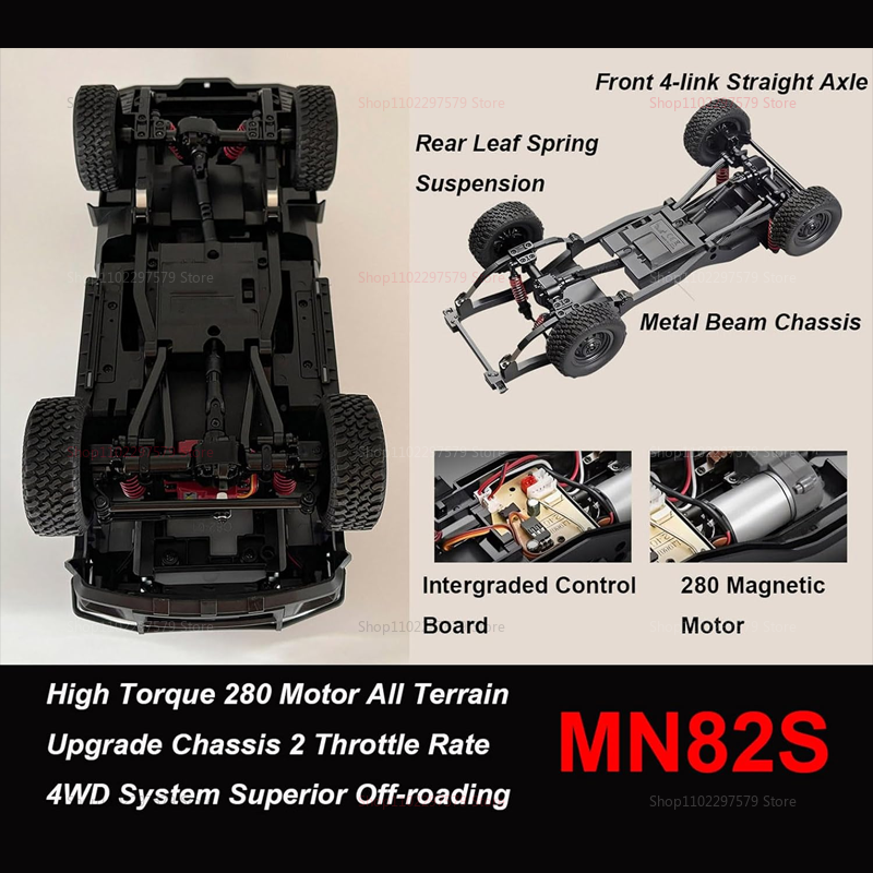 RC Crawler MN82S 1/12 Full Sca – обзор и цена Rc Hobby Light